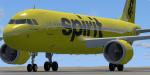 FSX/P3D Airbus A320NEO Spirit Airlines New livery package